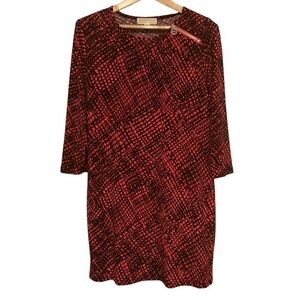 Michael Kors red & white dress‎ size L